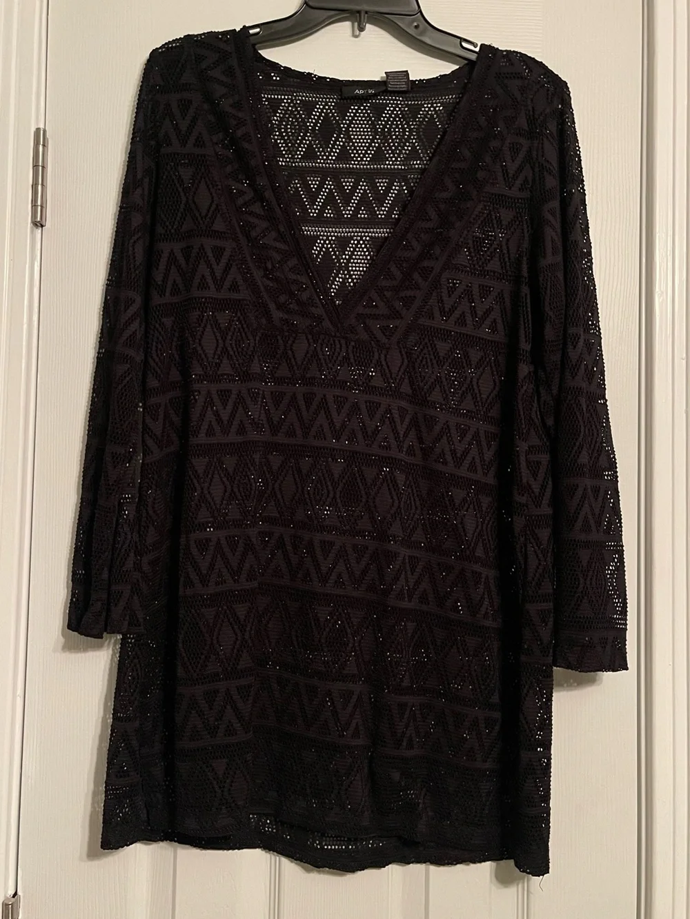 Mesh beach cover up
